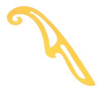 OSALADI Règle de Couture Plastique Multifonctionnelle pour Dessin et Conception Vêtements Outil et Résistant pour Modélisme et Épreuvage Courbe Précise pour Créateurs et Couturiers