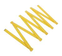 OSALADI Règle Pliante En Bois Outil De Travail Du Bois Règle De Mesure Pliante Mètre Pliant Multifonctionnelle Jaune