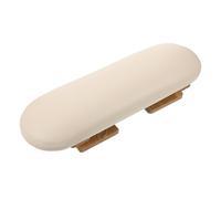 OSALADI Repose-mains Pliable Réglable pour Manucure, Coussin Repose-bras Milieu de Gamme en Tissu Doux Couleur Crème, Support Ergonomique pour Nail Art Salon et Usage Professionnel