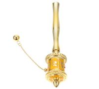 OSALADI Roue de Prière Religieuse Tibétaine en Alliage Double Roulement, Décoration Solide Maison, Relaxation des Croyants Bouddhistes