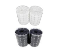 OSALADI Ruban Adhésif Auto-Agrippant Rond 20Mm 500 Paires à L'Humidité Pratique pour Décoration et Artisanat