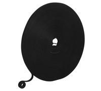 OSALADI Ruban de Support pour Plantes Réutilisable et Ajustable, 10 Mm X 50 M, Bande Adhésive Épaisse Noire, Sangles Flexibles pour Jardinage Intérieur et Extérieur, Fixation Douce