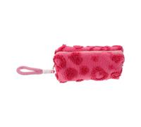 OSALADI Sac à Crayons d'amour Crayon pour Enfants Organisateur de Papeterie Sac de Maquillage Trousse de Rangement pour étudiants Cas de statnSery Sherpa Rosé
