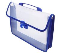 OSALADI sac de classement étanche dossier de document de voyage pochette transparente pour documents dossier étanche sac en fourgon pp Bleu