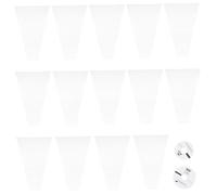 OSALADI Sac Demballage Floral Semi Transparent avec Rubans pour Bouquet de Roses Multiples Pochette Fleurie Pratique pour Arrangements Accessoires Floraux pour Mariages et Lot