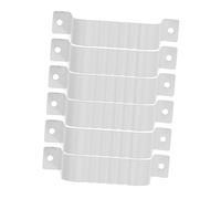 OSALADI Sangles de Gouttière Robustes Alliage pour Fixation de Descente Eau Design Fendu Anti-déformation Résistant à Usure Lot pour Système de Drainage de Gouttière