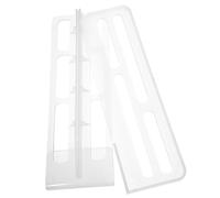 OSALADI Séparateur Réfrigérateur Transparent Multifonction Plaque de Partition Solide et Organiseur Etagère Frigo pour Boissons Lait et Épices Installation Facile