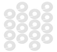 OSALADI Séparateurs de Cintres à Vêtements Ronds Blancs 20 Pièces 11 CM pour Penderie et Rangement Chambre Adaptés aux Parents et Fêtes Prénatales