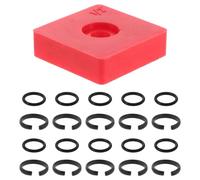 OSALADI Set de Bagues de Retenue pour Clé à Chocs avec Joint Torique Anneaux de Friction Caoutchouc Durables pour Fixation Solide et Réparation Outils Pneumatiques