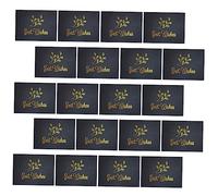 OSALADI Set de Cartes de Félicitations Dorées Cartes de de Mariage et Anniversaire Décoration pour et Messages de Remerciement