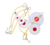 OSALADI Set de Cibles Extérieures Élastiques, Tapis Léger en Super Fibre à Trois Couches pour Améliorer la Technique, Fixation Facile, Passionnés de Tir