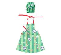 OSALADI Set de Costume de Chef de Noël pour Poupée Bjd avec Tabliers et Chapeaux Tenue de Cuisinier Elf pour Fêtes et Jeux de Rôle