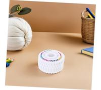 OSALADI Set de Disques de Tissage Rond Mousse avec Épingles de Positionnement pour Macramé Planche de Tissage et Compacte pour Bracelets DIY et Artisanat Fil