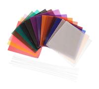 OSALADI Set de Feuilles de Cire Abeille pour Fabrication de Bougies DIY Feuilles Alvéolées Colorées avec Mèches Kit Créatif pour Décoration de Fête et Noël