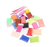 OSALADI Set de Pâte à Modeler Autodurcissante Couleurs pour Garçon Fille Argile Légère et Malléable pour Bricolage Créatif DIY Garçon Fille Kit de Modelage avec Variété de Couleurs