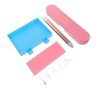 OSALADI Set de Stylo à Perles Lumineux avec Boîte de Rangement pour Outils de Nail Art et Point Drill Pen