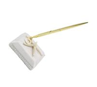 OSALADI Set de Stylo de Signature avec Support Stable pour Mariage et Bureau Stylo Bille Élégant pour Réception Cérémonie de de Diplôme et Album Photo