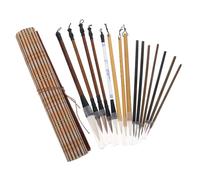 OSALADI Set Pinceaux Chinois pour Calligraphie et Peinture Aquarelle Brosses Flexibles Kit Complet pour Débutants et Artistes avec Accessoires pour Travaux Détaillés et Traits Variés
