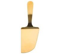 OSALADI Spatule en Acier Inoxydable Doré Dentelée, Pelle à Gâteau Multifonction pour Découper et Servir Pizza et Dessert, Accessoire de Pâtisserie pour Usage Domestique et Professionnel