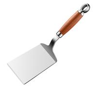 OSALADI Spatule en Acier Inoxydable pour Cuisson, Spatule à Sauter Polyvalente, Ustensile Cuisine Large et Robuste, pour Steak, Poisson et Pizza sur Plancha, Wok, Poêle