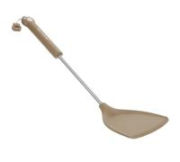 OSALADI Spatules en Silicone Antiadhésives 4 Pièces Résistantes à la Chaleur pour Wok et Cuisson Petite Spatule Multifonction Marron Ustensiles Cuisine pour Poêles et Casseroles