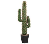 OSALADI Statue de Cactus Artificiel Grand en Pot Plante Artificielle Bonsaï Végétal Décoration Tropicale Réaliste pour Intérieur et Bureau Fausse Plante Verte Facile à Nettoyer