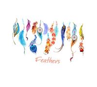 OSALADI Sticker Mural Décoratif Attrape-rêves Autocollants Amovibles Pour Chambre Salon Décor Mural Pvc Auto-adhésif Facile à Repositionner