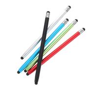 OSALADI Stylet Capacitif pour Écran Tactile, Lot de 5, Alliage D'aluminium et Silicone, Écriture et Dessin Précis pour Tablette et Smartphone