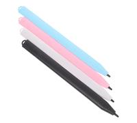 OSALADI Stylet pour Tablette Graphique Numérique 4 Pièces pour Garçon Et Filles, Design Polyvalent, Haute Précision De Dessin, Compatible Tablettes LCD, Couleurs Noir Blanc Bleu Rose