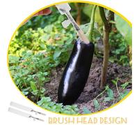OSALADI Stylo Pollinisateur Manuel Lot de 2 Tête en Poils Doux Outil de Pollinisation pour Légumes Fruits et Fleurs Pollinisateur D’Extérieur pour Jardinage et Arbres Fruitiers