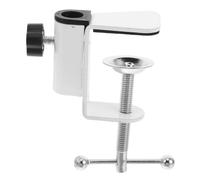 OSALADI Support de Pince Daluminium pour Lampe de Bureau Bras Rotatif à Base Métallique Stable Compatible Lampe de Bureau et Diffuseur Dhuiles Essentielles Fixation Sécurisée Pince