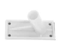 OSALADI Support Mural Adhésif en Plastique pour Mât de Drapeau Base Autocollante Résistante aux Intempéries Installation Rapide Adapté aux Drapeaux de Jardin et Extérieurs 1 Pièce