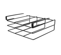 OSALADI Support Porte-Planche à Découper Double Couche sans Perçage Grand Format en Métal Noir Mat, Organisateur Mural pour Rangement la Cuisine, Étagère Suspendue Polyvalente