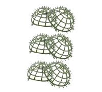 OSALADI Support pour Boules Topiaires Artificielles en Plastique 10 Cm, Lot de 3 Cadres pour Composition de Fleur, Support Solide pour Plantes Artificielles, Décoration Mariage et Jardin