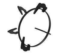 OSALADI Support pour Cuisinière à Gaz en Fonte Noire, Plateforme Stable, Compatible Ustensiles Cuisine et Wok, Usage Domestique Sécurisé