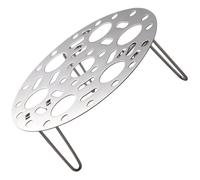 OSALADI Support Vapeur Inoxydable 7 Trous Pliable, Panier Vapeur Rond Multifonction pour Casserole, Plateau Alimentaire en Métal pour Cuisson et Refroidissement, Accessoire Cuisine
