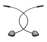 OSALADI Système D'alerte d'angle Mort 2pcs Voyant Avertisseur pour Voiture, Assistance Changement de Voie, Technologie Millimétrique, Matériau Abs Noir
