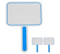 OSALADI Tableau de Score Portable Effaçable à Sec 20x30 Cm, Lot de 3 Mini Tableaux Blancs à Main, Panneau D'affichage Vierge Simple Face, pour Juge et Compétitions Scolaires