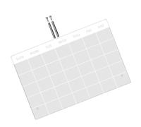 OSALADI Tableau Effaçable à Sec Acrylique Transparent Tableau Mémo de Bureau Pratique pour Planification Hebdomadaire pour Notes et Rappels Familiaux