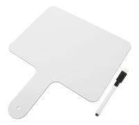OSALADI Tableau Effaçable à Sec Double Face Portable 2 Pièces Stylo pour Classe et Bureau Palette de Réponses Réutilisable Tableau Blanc Manuel pour Éducation et Jeux Éducatifs