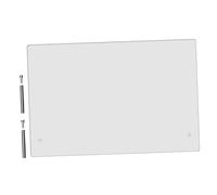 OSALADI Tableau Mémo Acrylique Transparent Effaçable Multi Usage pour Bureau et Maison Tableau Daffichage pour Messages et