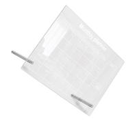 OSALADI Tableau Mémo Transparent Effaçable à Sec Acrylique pour Bureau Planificateur Réutilisable avec Surface Claire pour Notes et Listes Organisateur Pratique de Tâches
