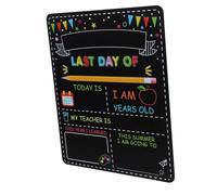 OSALADI Tableau Scolaire Double Face Bois et Robuste pour Premier Jour École pour Maternelle Primaire et Collège Tableau Ardoise Réutilisable pour Garçon Fille