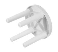 OSALADI Tabouret Rond en Plastique Antidérapant Blanc Petit Tabouret Portable 25x21 Cm pour Salle de Bain Garçon et Filles Marchepied Léger et Stable pour Toilettes et Usage Domestique