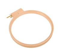 OSALADI Tambour à Broder Cadre Rond 24 CM Bois Massif Épais 2 CM Cercle à Broder pour Point de Croix Loisirs Créatifs et Couture