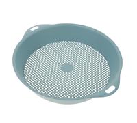 OSALADI Tamis de Jardin 28x31x5 Cm en Plastique Bleu avec Maille 3 Mm pour Tamiser Sol, Compost et Petits Cailloux - Outil de Tamisage Portable pour Jardinage et Horticulture