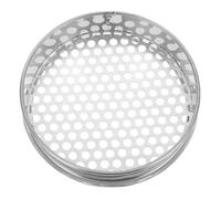 OSALADI Tamiseur de Sol INOX 20 CM Trou Rond 10 MM Filet Filtrant Maille Fine pour Jardinage et Compost Tamis à Boue Pratique pour Affiner Terre et Enlever Pierres Outil Manuel Jardin