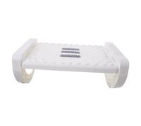 OSALADI Tapis De Pied Mousse Bureau Repose-pieds Pour Planche D'équilibre Tampon Faible Petit Repose-pieds Tabouret De Pied Tabouret Blanc Circulation Blanche Plastique