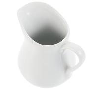 OSALADI Tasse à Lait en Céramique 100 Ml Pichet Délicat Bec Verseur en V Conteneur Multifonction pour Mousse de Lait Yaourt et Jus Usage Domestique et Café Design Compact et