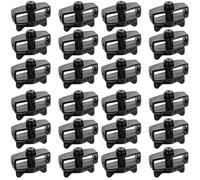 OSALADI Tendeur de Câble Portable Noir 24 Pièces Robuste en Plastique pour Clôture Électrique Maintien Sécurisé et Polyvalent pour Jardin et Installation Facile